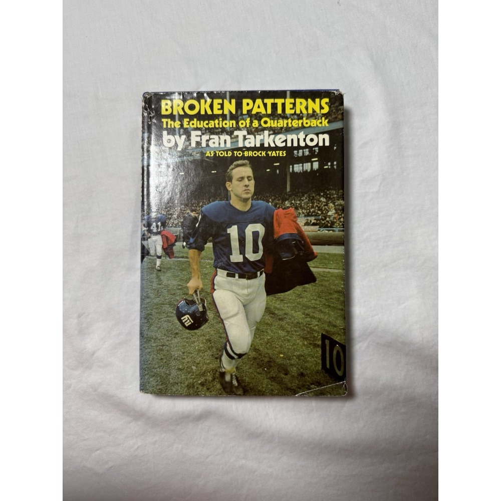 1971 Broken Patterns Fran Tarkenton Hardcover Book Football 671-21053-X